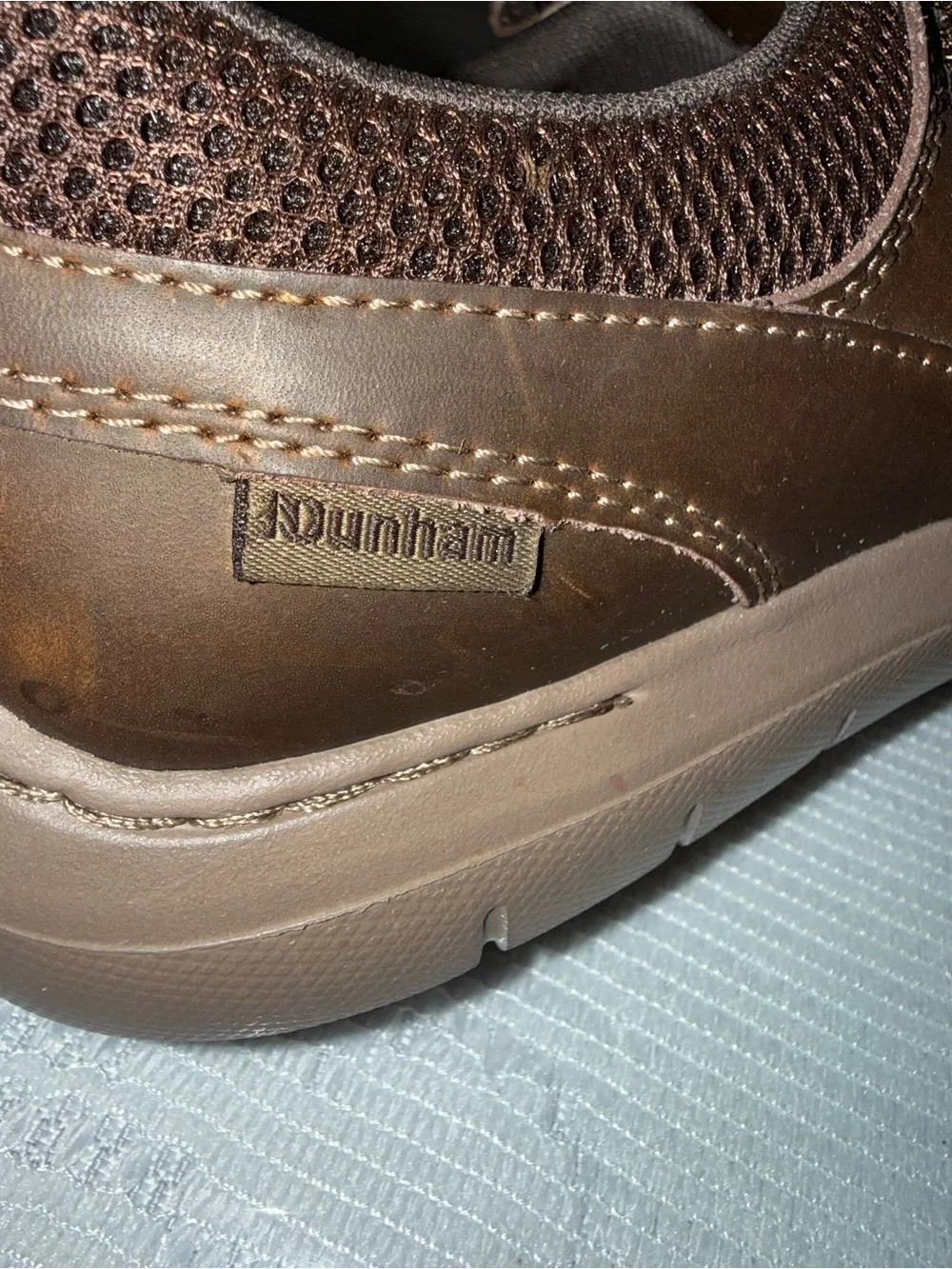 Dunham Men's Brown Leather Fisherman Sandals
